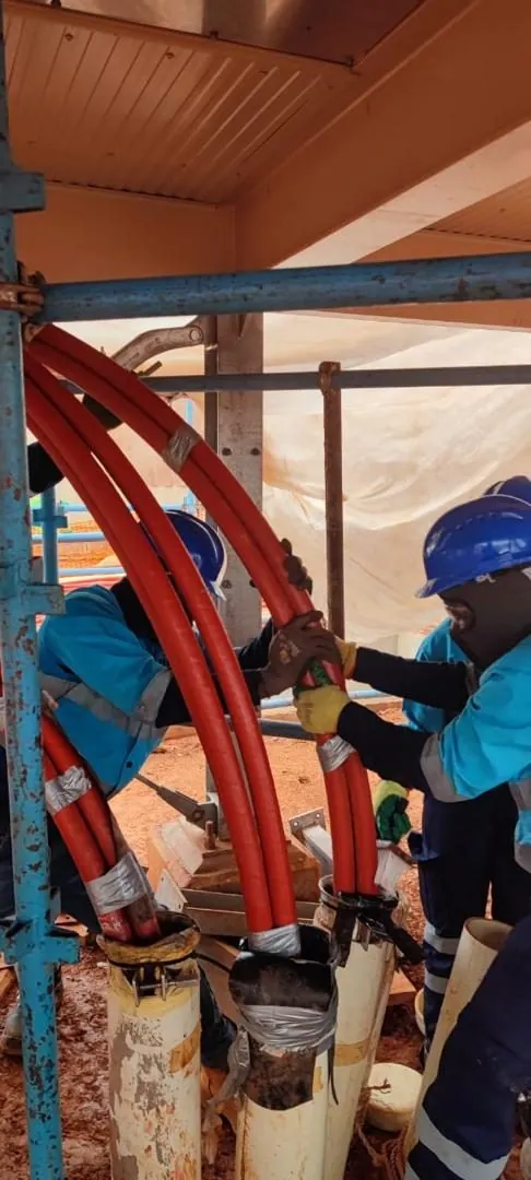 MV cable forming and installation
